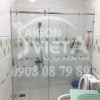 Phòng Tắm Kính Cửa Lùa Vách Ngang 180 Độ, Phụ Kiện Vvp Thái Lan